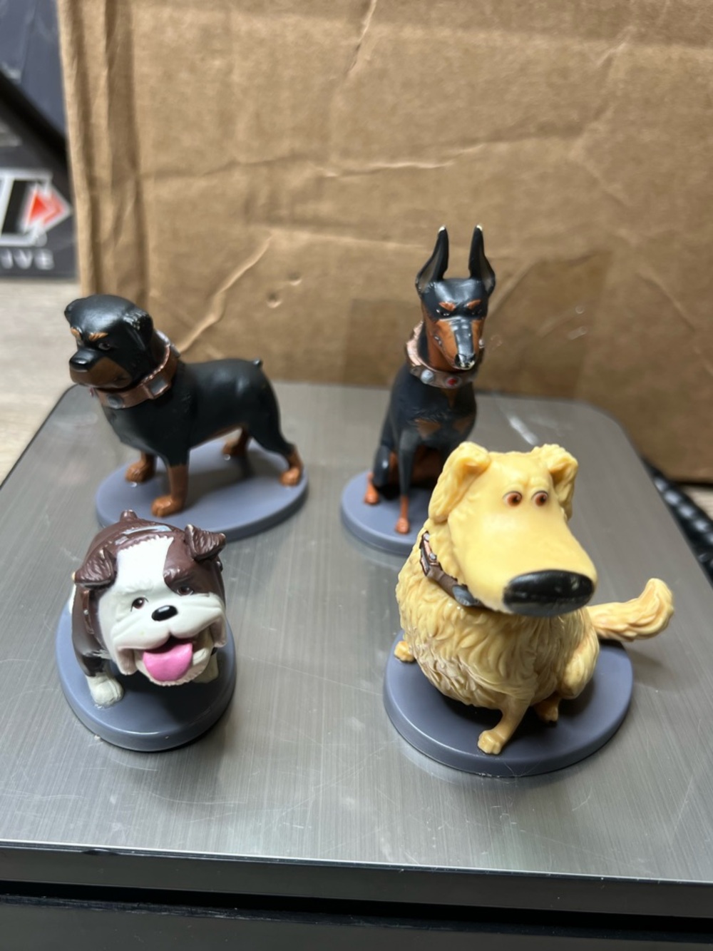 Disney Pixar Up Dug  Alpha, Beta, Gamma Toy Figure Cake Topper PVC Bundle Of 4